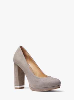 michael michael kors valerie suede pump